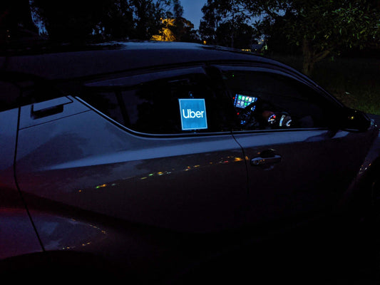 Car ride service driver - Uber, OLA, DiDi - LitPlates